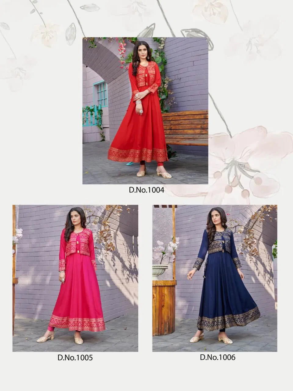 Super Duper Hit Latest Fancy Designer Ethnic Wear Long Heavy Rayon Kurtis Collection
